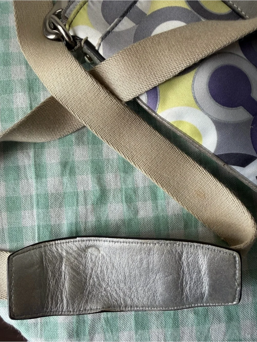 Coach Julia Op Art Scarf Print Swingpack